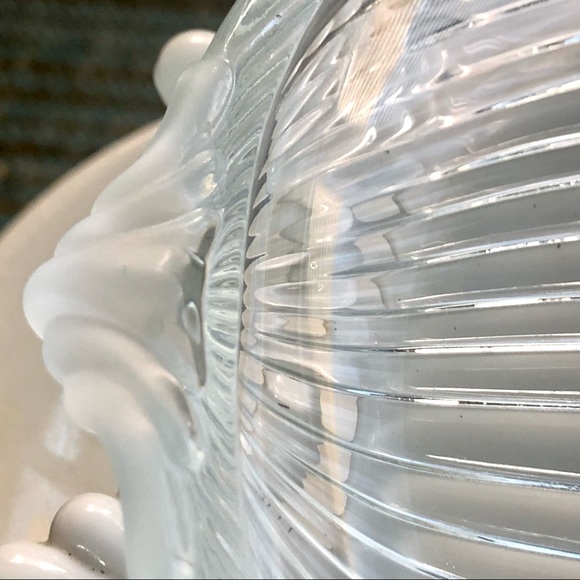 Vintage Mikasa Walther W. Germany Neo Classic Ribbed Glass Frosted Handl… - Picture 3 of 9